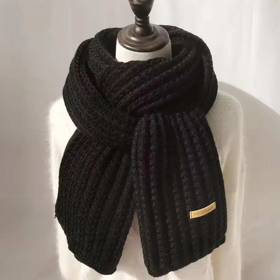 Thick Cable Knit Warm Cashmere - Wool Scarf Men 리뷰 및 가격