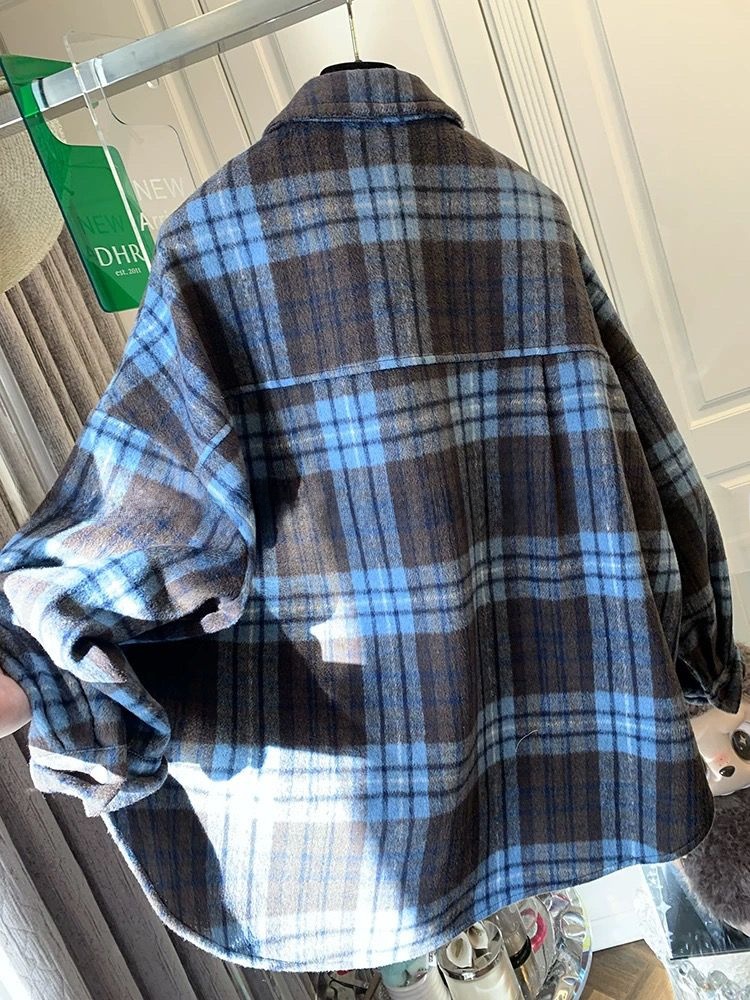 plus Size Women's Plaid Flanne - Flannel Shirt Lined 리뷰 및 가격