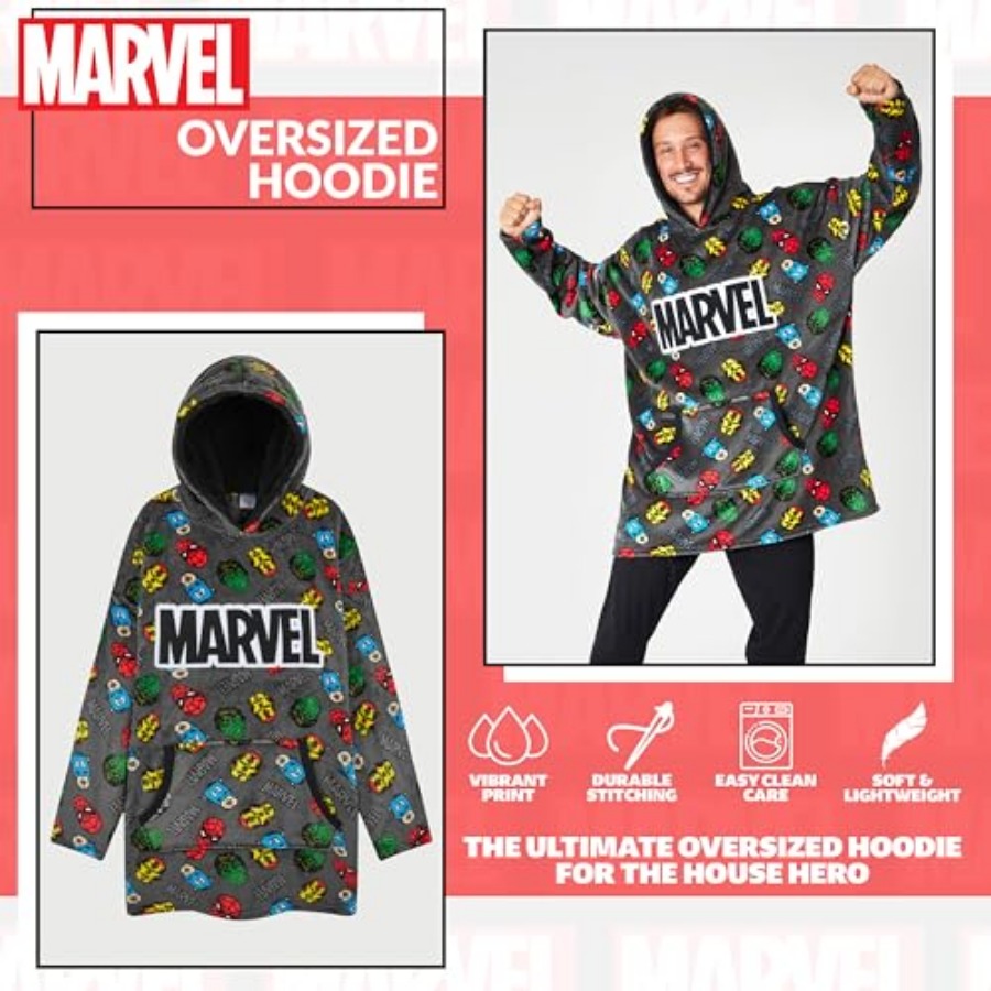 Avengers Blanket Hoodie for Me - Sherpa Hoodie Fleece 리뷰 및 가격