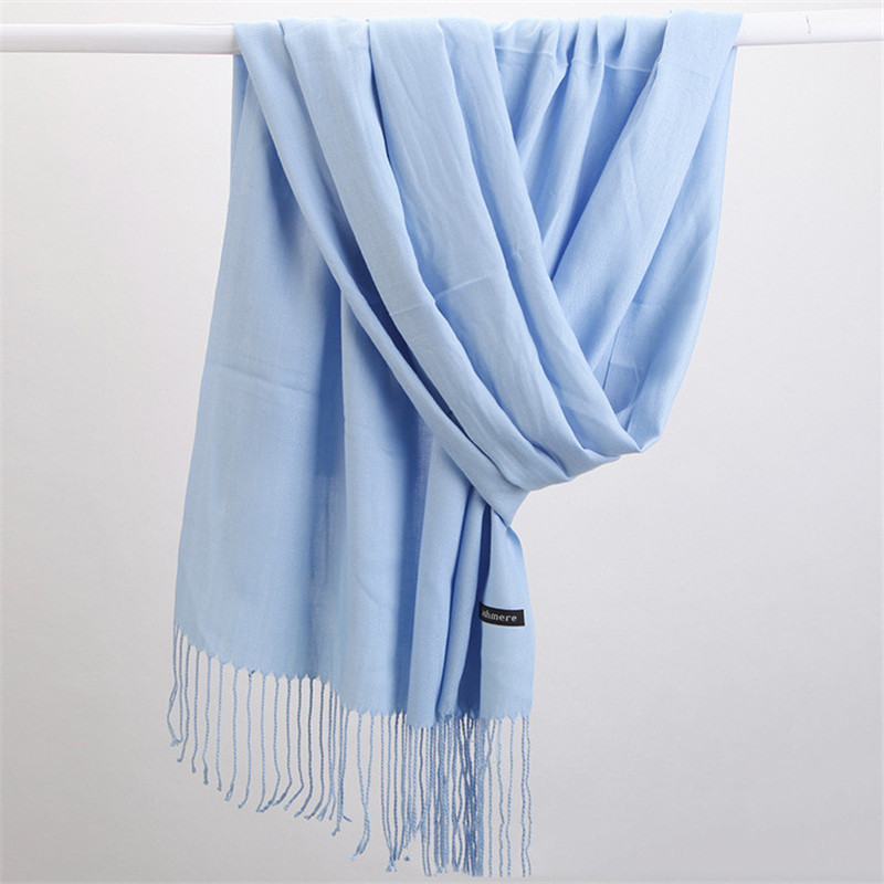 Fashion Solid Color 2023 Women - Cashmere Pashmina Wrap 리뷰 및 가격