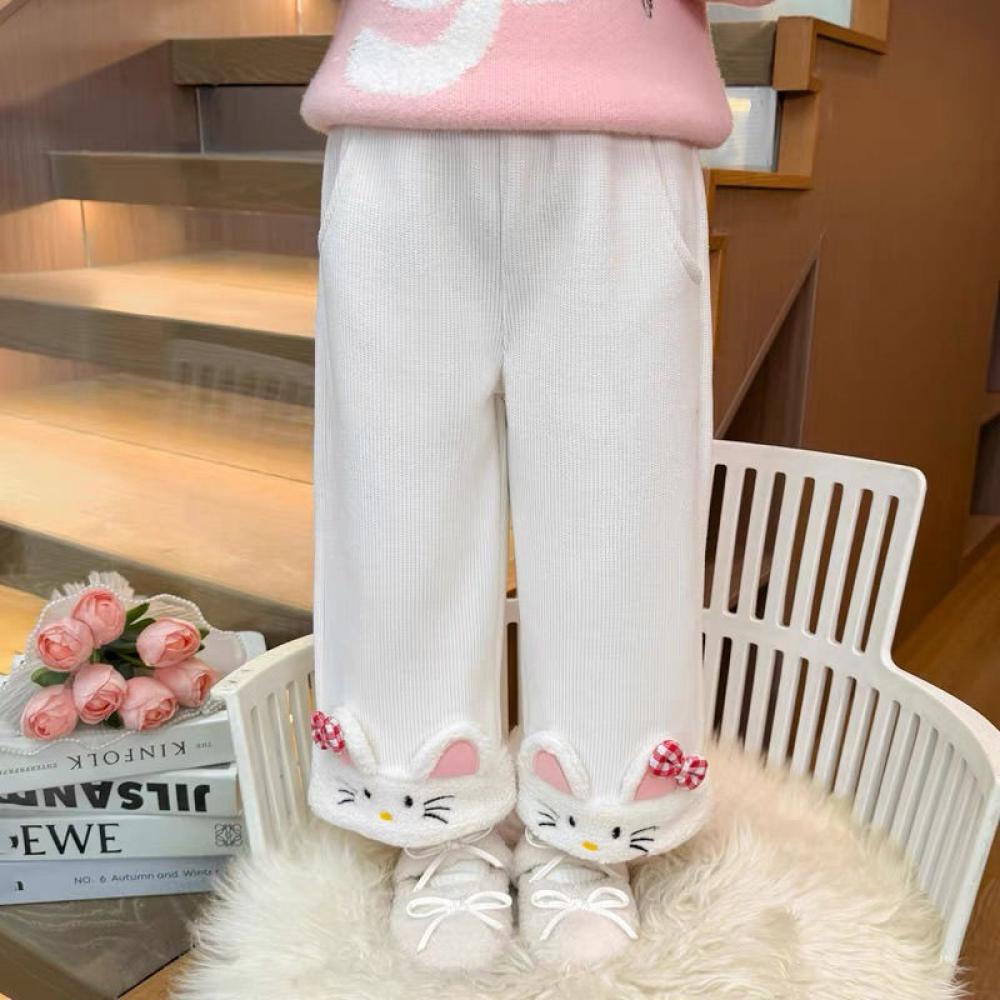 Kawaii Hello Kitty Girls Ins P - Corduroy Pant Warm 리뷰 및 가격