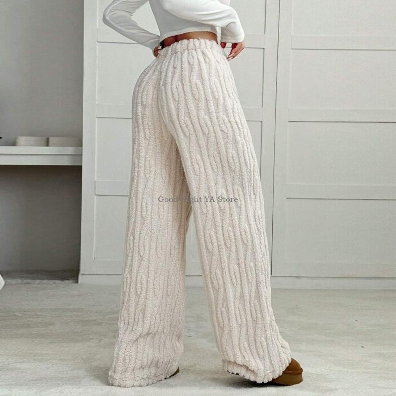  Soft Fuzzy Sleep Pants Comfor - Corduroy Pant Warm 리뷰 및 가격