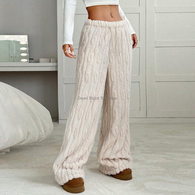  Soft Fuzzy Sleep Pants Comfor - Corduroy Pant Warm 리뷰 및 가격
