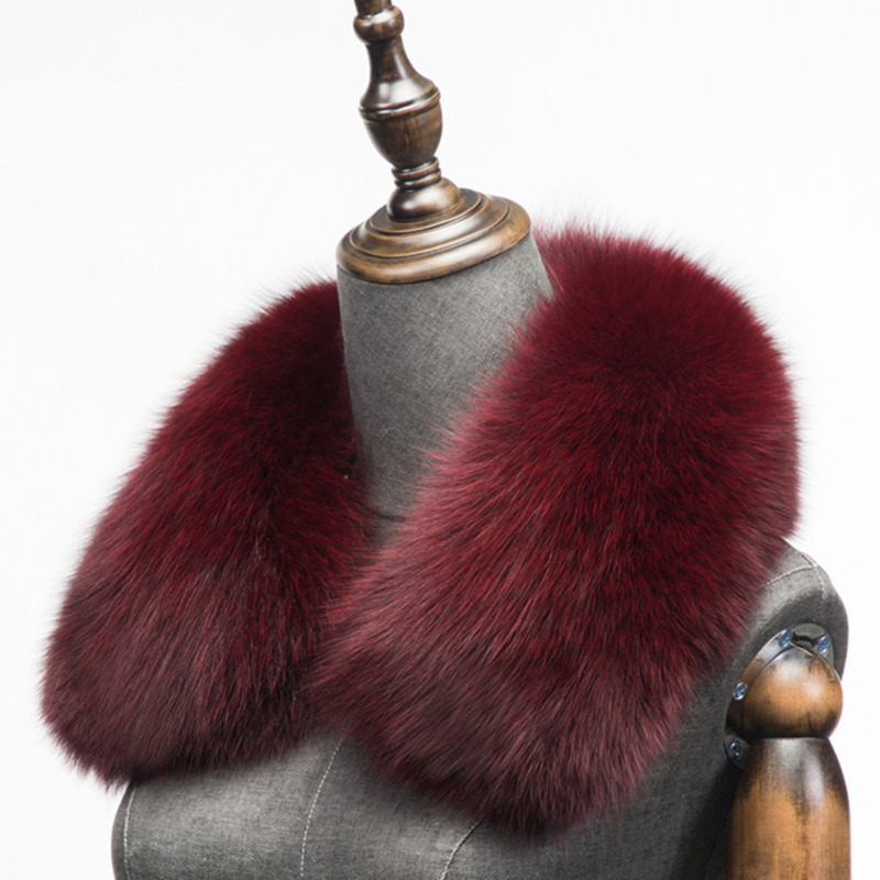 Winter Natural Fox Fur Scarf S - Shawl Wrap Winter 리뷰 및 가격