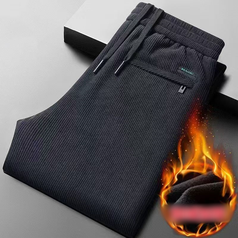 Black gray men's corduroy and  - Corduroy Pant Warm 리뷰 및 가격
