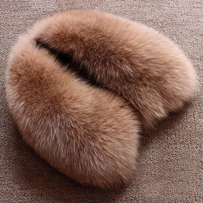 Real wool collar whole fur fox - Wool Scarf Men 리뷰 및 가격