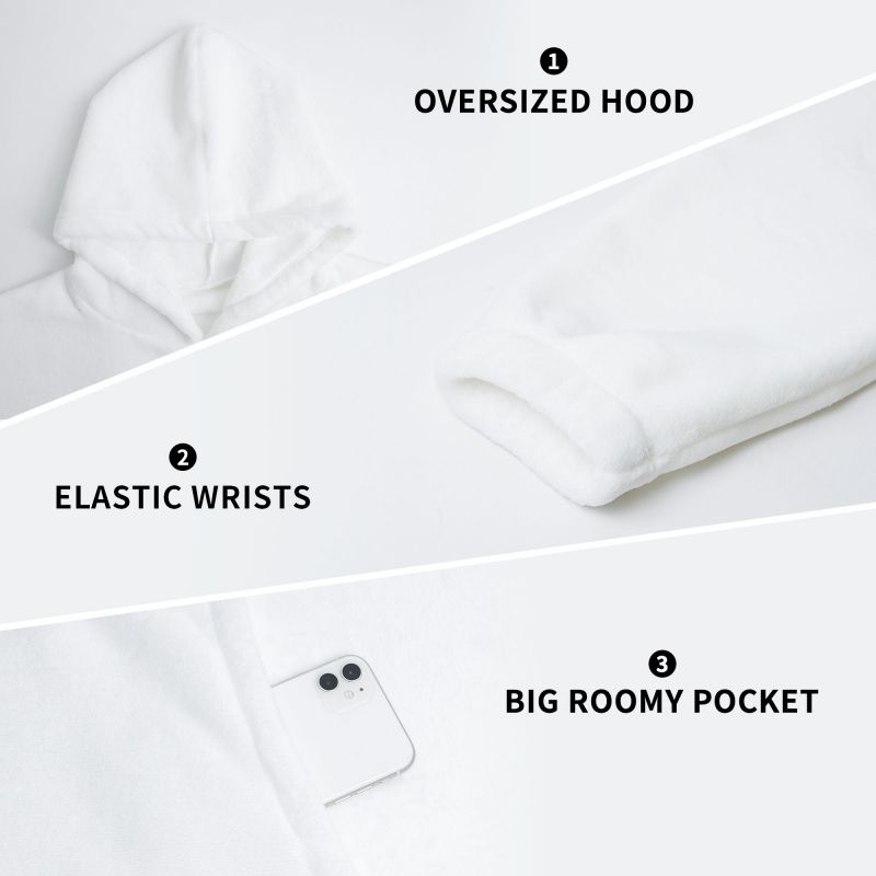 Hippie Flower Floral Retro Bla - Sherpa Hoodie Fleece 리뷰 및 가격