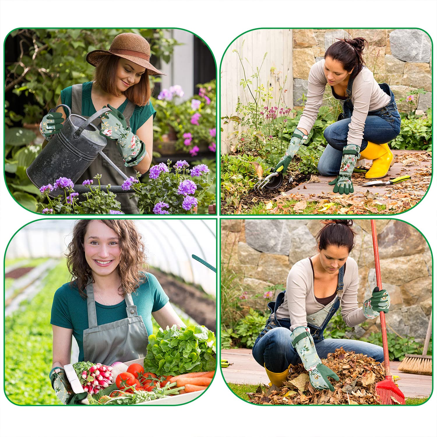 Women's Long Gardening Gloves, - Touch Screen Gloves 리뷰 및 가격