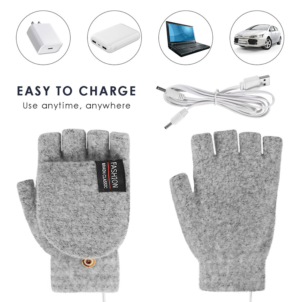 USB Electric Heated Gloves Adj - Touch Screen Gloves 리뷰 및 가격