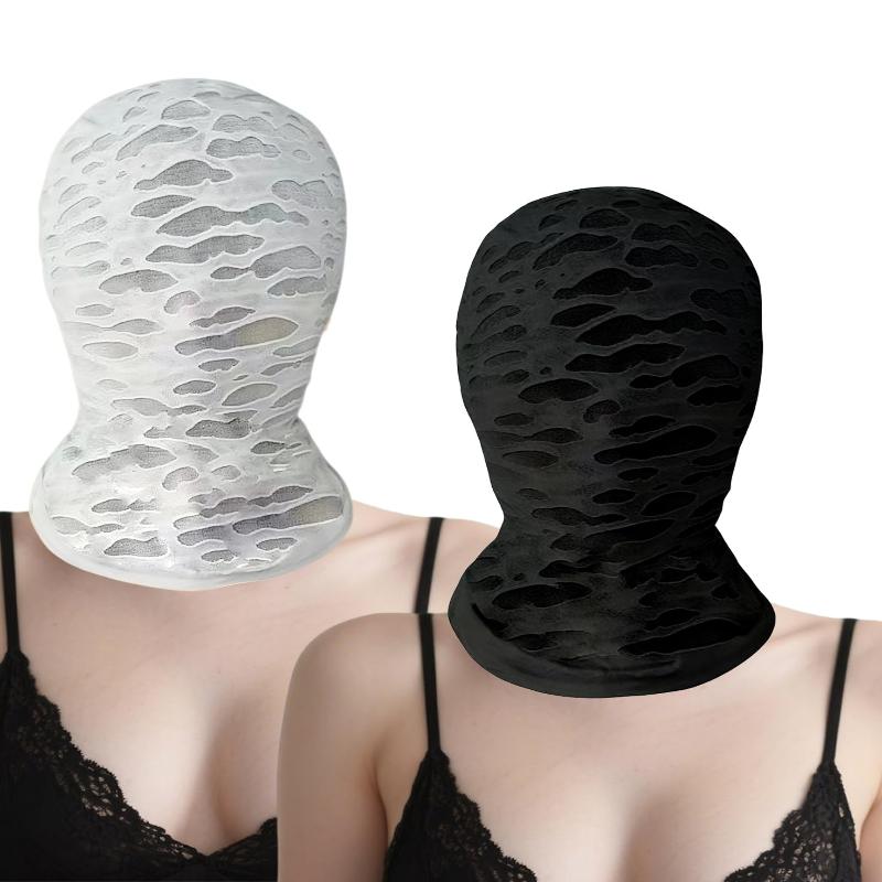 New Punk Distressed Ripped Fac - Balaclava Ski Mask 리뷰 및 가격