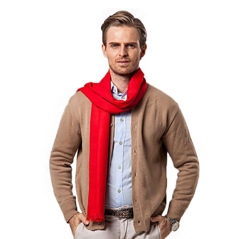 Fashion Winter Solid Color Men - Wool Scarf Men 리뷰 및 가격