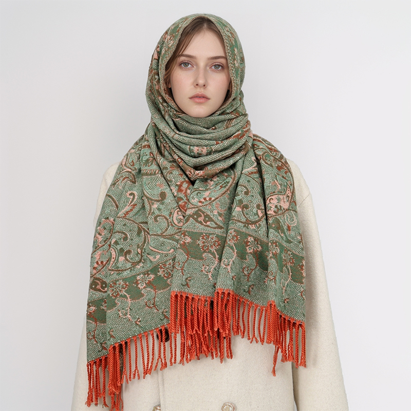 2024 Fashion Ethnic Style Wome - Cashmere Pashmina Wrap 리뷰 및 가격