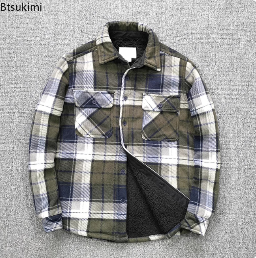 Mens Winter Fleece Linend Warm - Flannel Shirt Lined 리뷰 및 가격