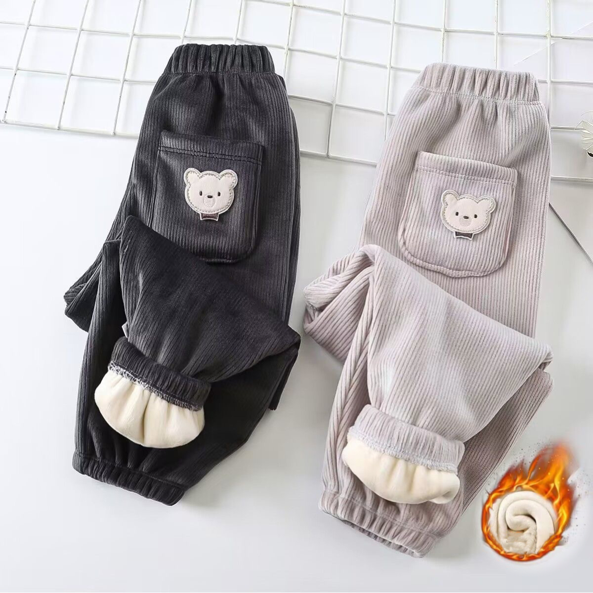 1pcs Boy Girl Winter Velvet Co - Corduroy Pant Warm 리뷰 및 가격