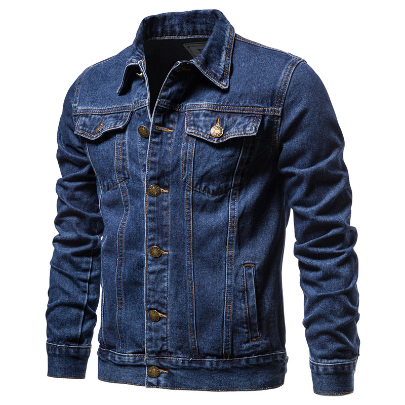 2025 Autumn Men Solid Denim Ja - Down Jacket Packable 리뷰 및 가격