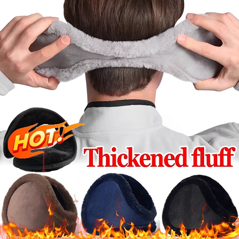 Thicken Fur Earmuffs Men Women - Winter Headband Fleece 리뷰 및 가격