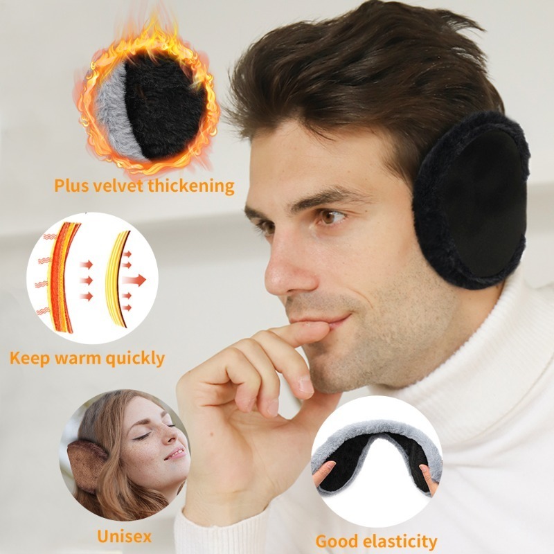 Thicken Fur Earmuffs Men Women - Winter Headband Fleece 리뷰 및 가격