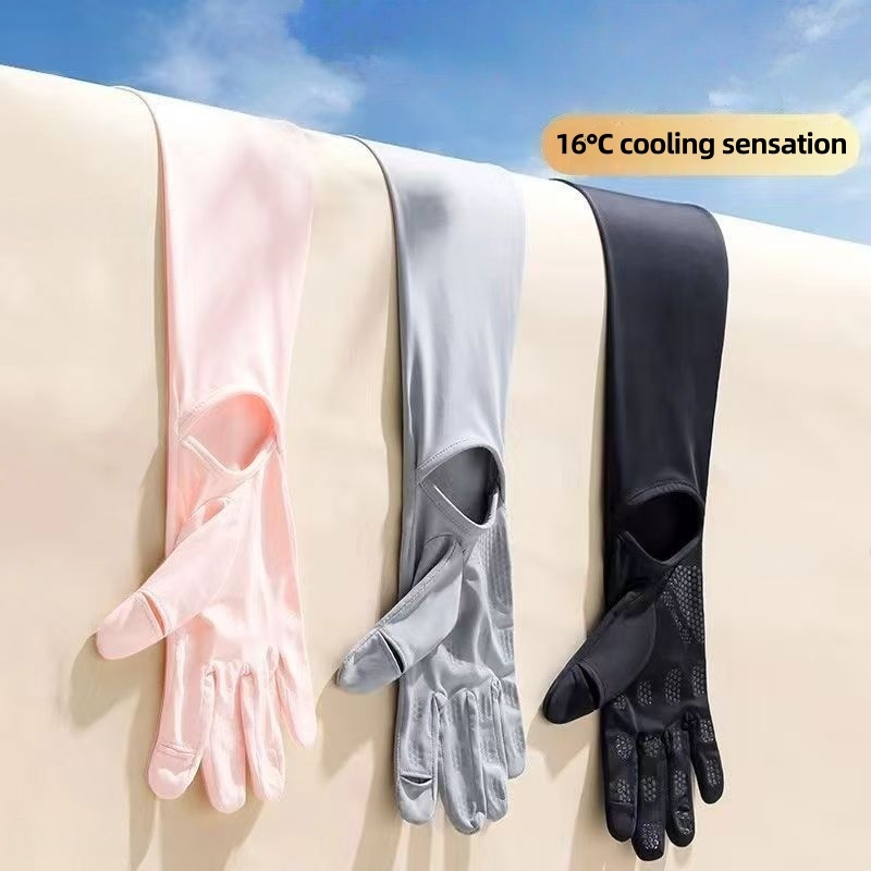 UPF50+ Ice Silk Sun Protection - Touch Screen Gloves 리뷰 및 가격