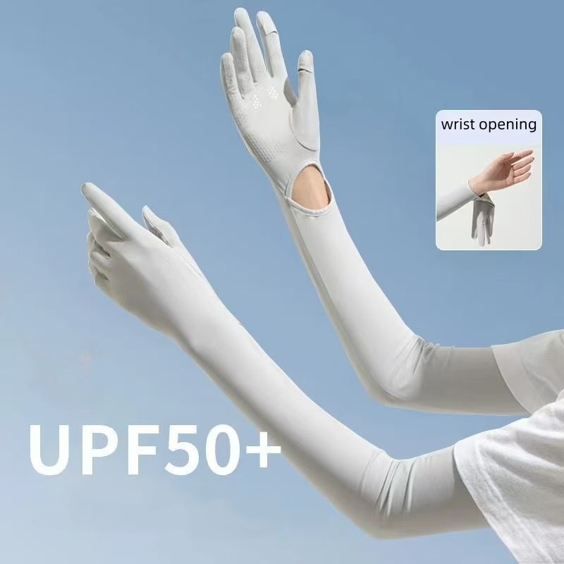 UPF50+ Ice Silk Sun Protection - Touch Screen Gloves 리뷰 및 가격