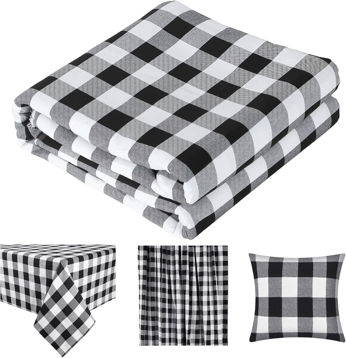 Christmas Plaid Fabric for DIY - Flannel Shirt Lined 리뷰 및 가격