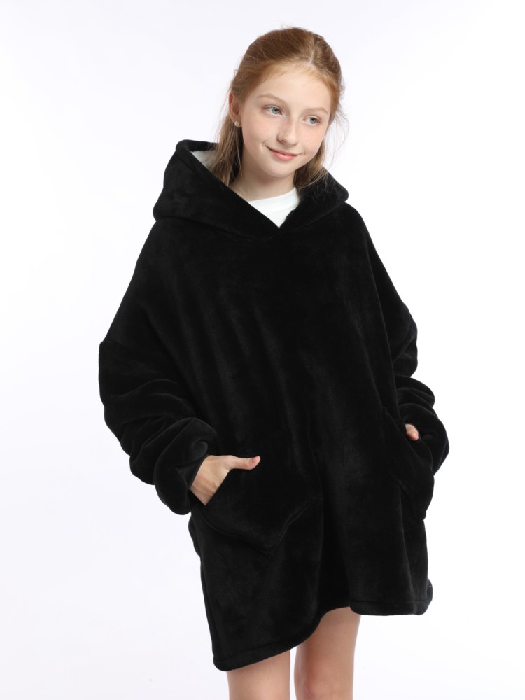 Winter Sherpa Blanket Teens Ho - Sherpa Hoodie Fleece 리뷰 및 가격